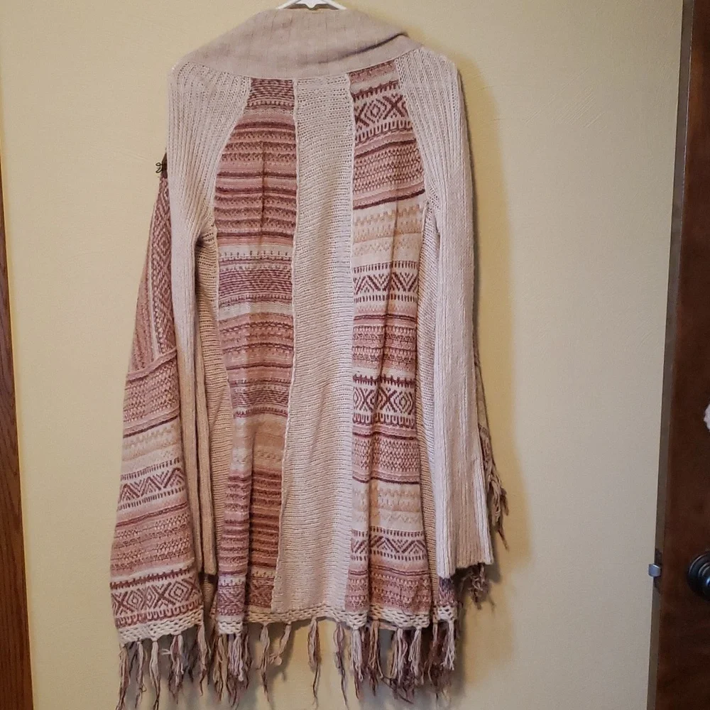 EUC Free People Aztec Cardigan, Size XS - Picture 8 of 9